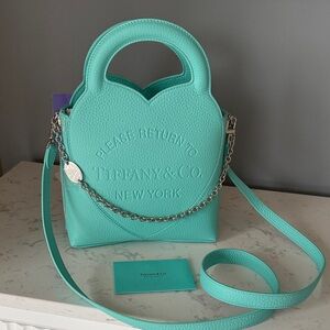 Tiffany & Co. Turquoise Heart Crossbody Bag